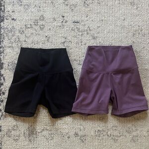 CRZ Yoga high waisted yoga shorts